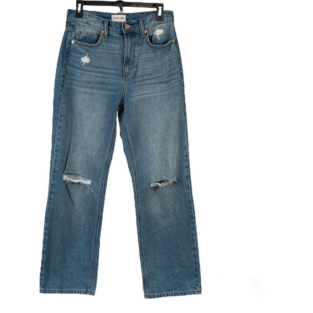 Sneak Peek straight leg blue jeans size 27 fits 30